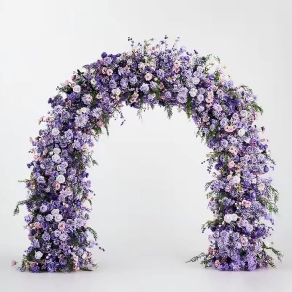 Luxury Purple & Lavender Floral Wedding Arbor Hire Adelaide